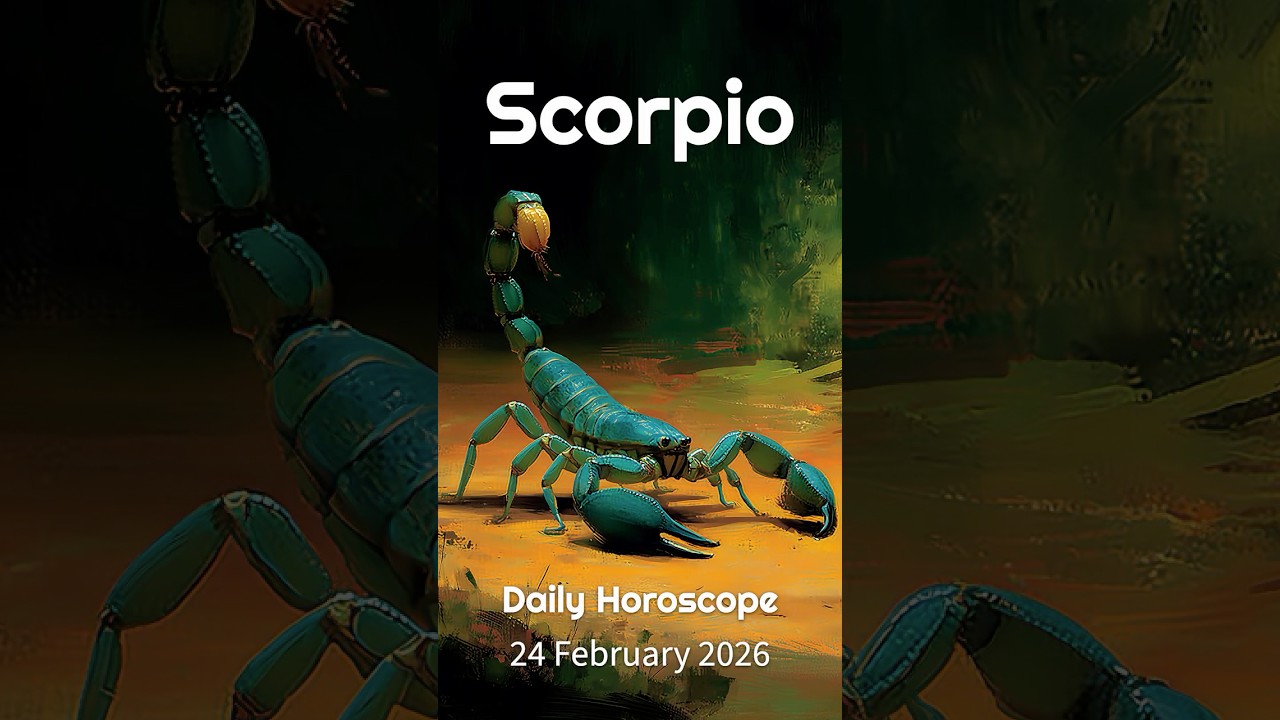 Scorpio Daily Horoscope – 24 February 2026