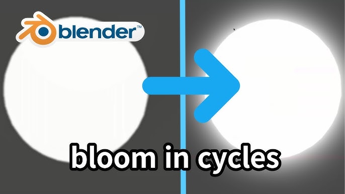 Blender - Cycles Bloom and Glow (Blender 2.8) 