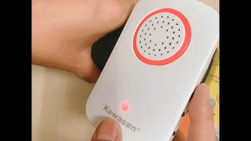 Chuông cửa không dây Kawasan DB668B mẫu mới có thêm chức năng tích hợp với remote RM4A