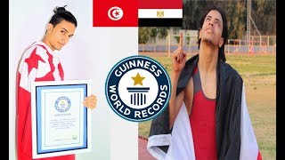 شاهد نسر الكونغ فو يكتسح بطل تونس  ويحطم أكبر رقم قياسي في العالم Most no handed kip-ups