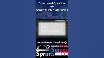 Scrum Master SM Interview Question 149 of 200 #scrummasterinterview #scrummaster #agileinterview