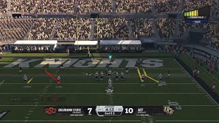 Oklahoma State (5-6) @ UCF (5-6) Week 13 simulation (EA College Football 26)