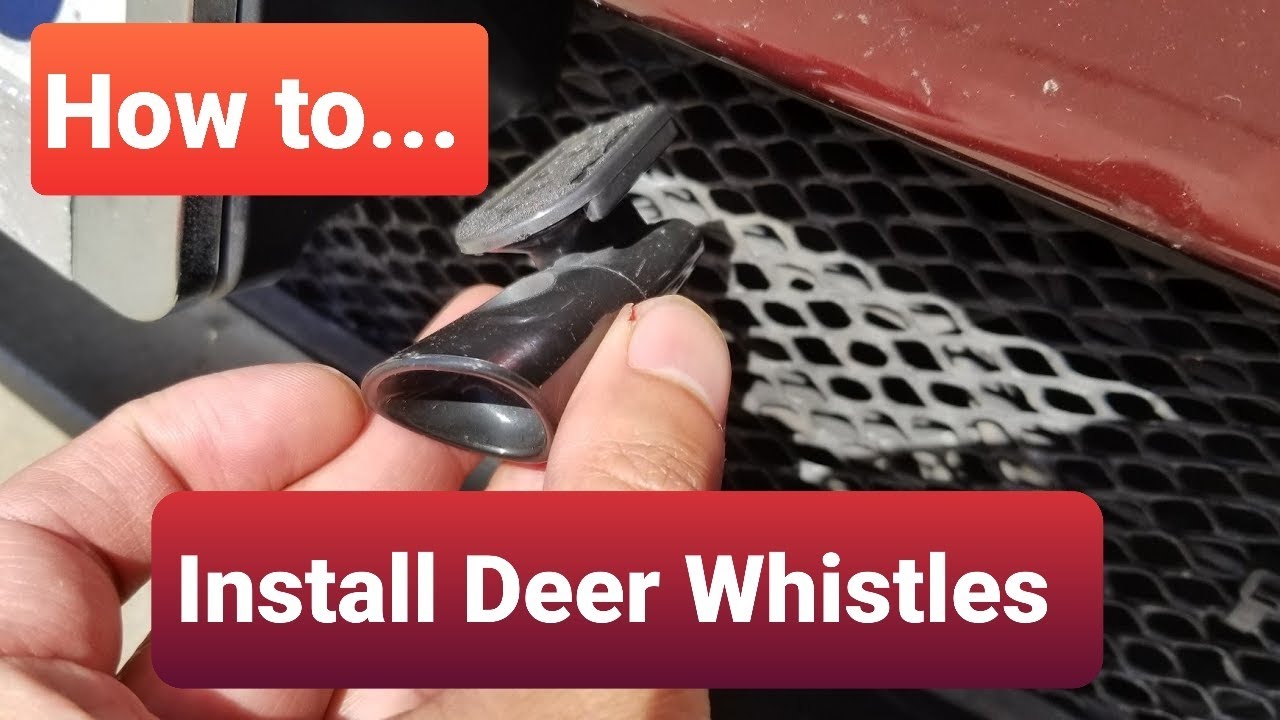 DIY: Installing Deer Warning Whistles! - Why you should use screws