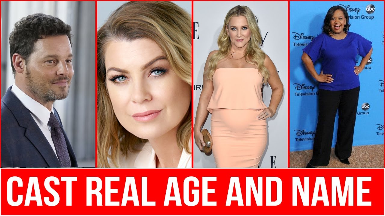 Grey's Anatomy Cast Real Age and Name 2020 YouTube