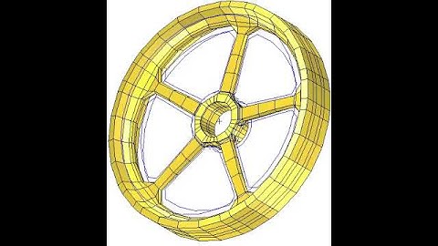 Pulley Shape Optimization | FEA | MSC Nastran SOL 200 Web App