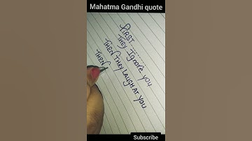 Beautiful Handwriting✏️, Mahatma Gandhi quote(1)#shorts#writing#mahatmagandhi#gandhijayanti