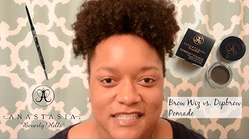 Anastasia Beverly Hills Brow Wiz vs. Dipbrow Pomade