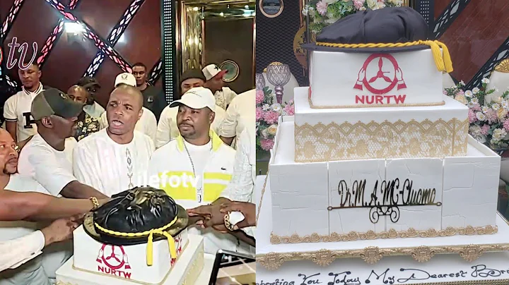 ALHAJI MC OLUOMO & FRIENDS  CUT HIS SURPRISE 46TH BIRTHDAY CAKE AS ACTOR IJEBU, PASUMA SPICE IT UP.
