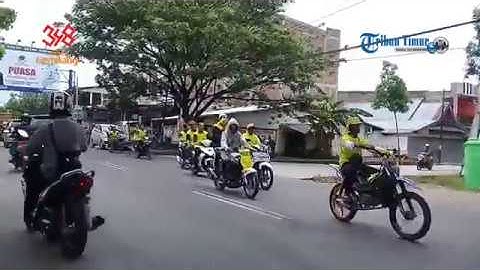 Intip Nurdin Halid Disambut Ribuan Kader Golkar di Sidrap