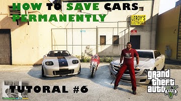 | how to save cars permanently |Hindi | Step by Step GTA V mod tutoral #6 |