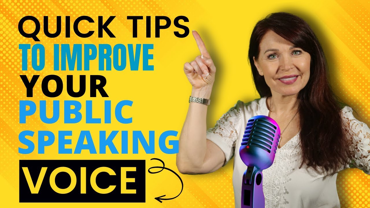 Quick Tips to Improve Your Public Speaking Voice - YouTube
