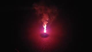 red flashing firework
