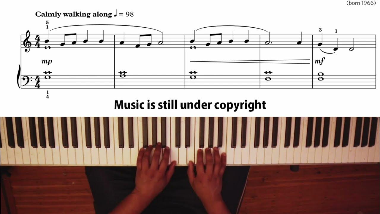 ABRSM 202324 Grade 1 Piano Exam B1 Andrew Eales Fresh Air YouTube