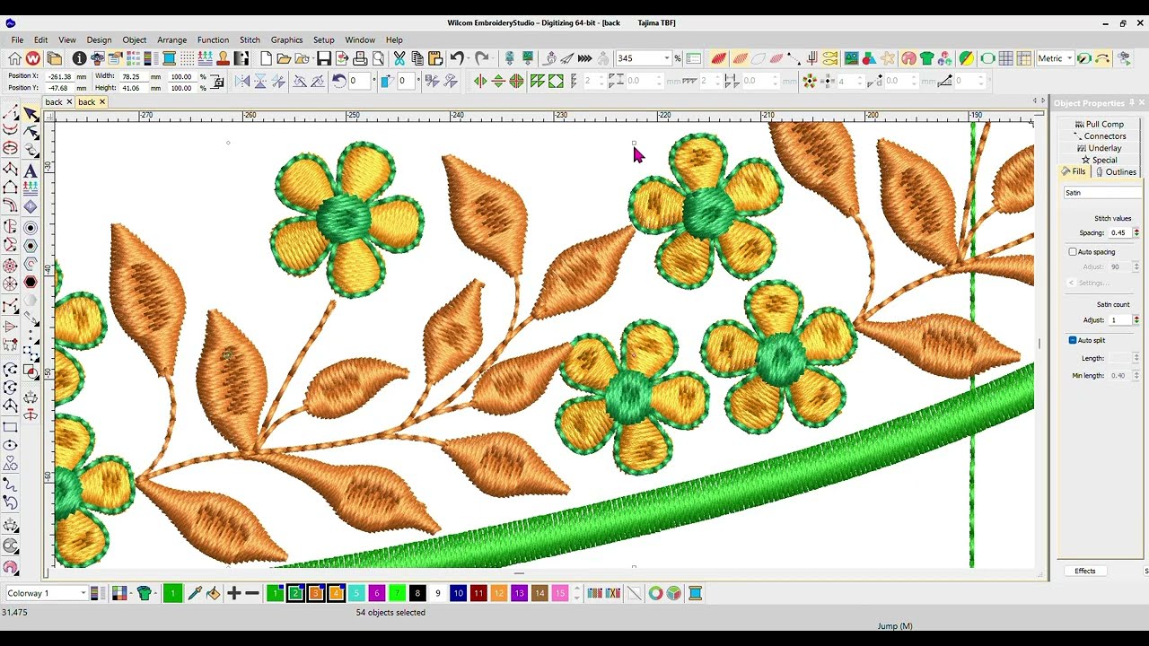 Complicated Computer Embroidery Design,with aligments,Auto split,centering,angeling and Mistakes