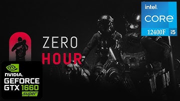 Zero Hour 1080p Max Graphics Gameplay - GTX 1660 Super + i5-12400F | TheDevangel