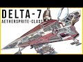 Delta-7 Jedi Starfighter Really Was "FORCE POWERED" | (Star Wars Ships)