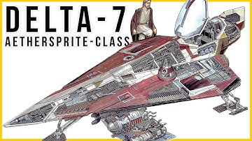 Delta-7 Jedi Starfighter Really Was "FORCE POWERED" | (Star Wars Ships)