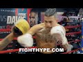 JOSE BENAVIDEZ JR. NEW JERMALL CHARLO TRAINING FIRST LOOK; LEVELS UP KO POWER AT MIDDLEWEIGHT