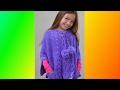 Pletena moda Детские вязаные пончо  Children's creative poncho Knit