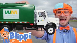 Garbage Trucks with Blippi | Learn About Recycling | Vehicles for Kids | Educational Videos for Kids