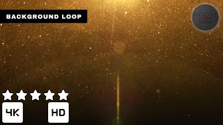 Mesmerizing Golden Particles Flow: Relaxing & Hypnotic Visuals | 4K Ultra HD