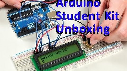 Arduino Student Kit Unboxing