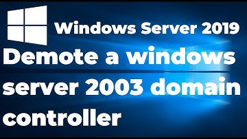 PART-6 How to Remove a windows server 2003 domain controller | AD Migration
