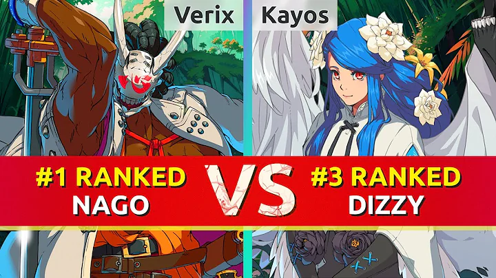 GGST ▰ Verix (#1 Ranked Nagoriyuki) vs Kayos (#3 Ranked Dizzy). High Level Gameplay
