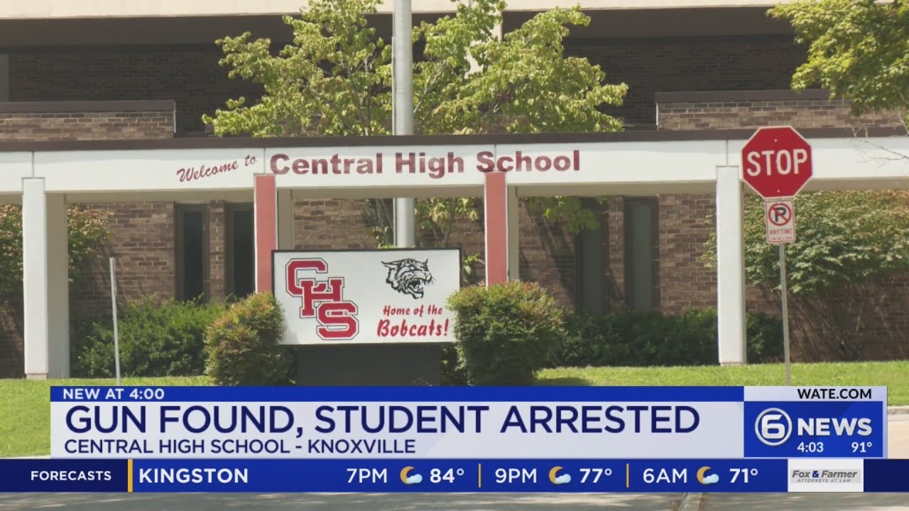 Knoxville Police: Central High School student arrested after stolen gun ...