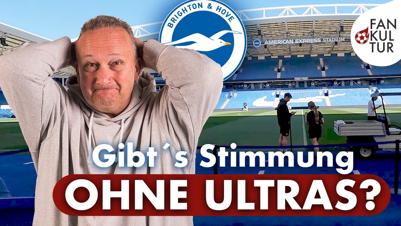 Fankultur in England | Ein Tag Fan von: Brighton & Hove Albion | Fußball-Stadion-Vlog 🏟️