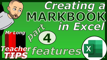Creating a Markbook in Excel | Part 4 Features