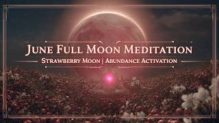 June Strawberry Full Moon 2026:The Nectar of Abundance Activation|Permanent Energy&Sweetness Upgrade