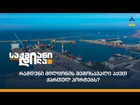 რამდენი მილიონის შემოსავალი აქვთ ქართულ პორტებს?