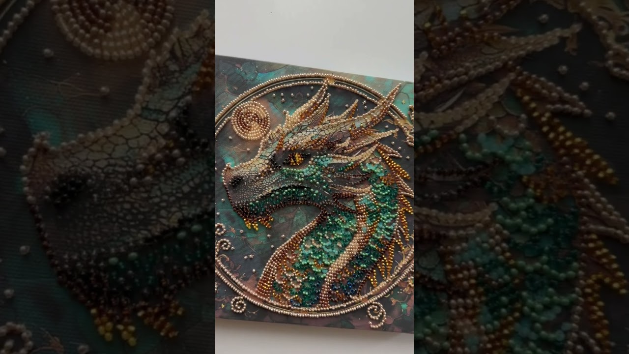 Abris Art Breath of Fire Beaded Embroidery Kit at Herrschners.com