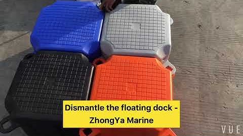 Video 3 How to dismantle the Floating Dock
