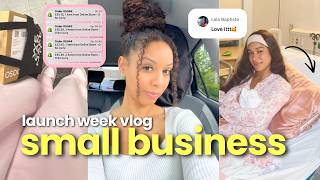 realistic week launching a hair accessories brand ✨ | uk small business vlog