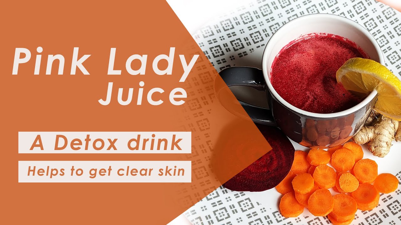 Pink Lady Juice detox drink Iron improving drink helps to get