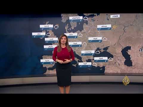 النشرة الجوية الثانية 2018/1/22