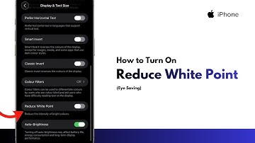 How to Turn On Low Brightness / Reduce White Point on iPhone | Eye Comfort Display Tip