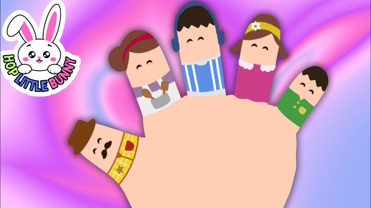 Песенка про семью пальчиков | Детские песенки для малышей | Прыгай, маленький зайчик - Cocomelon