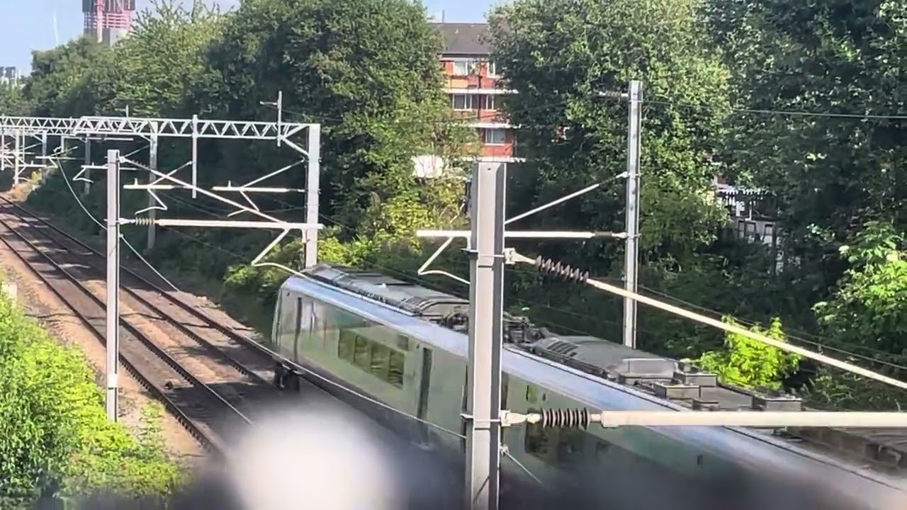 Another transpennine express class 802 passing by bridge at manchester motorway at 29.07.24