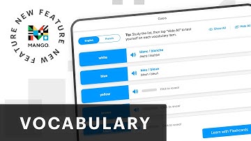 Announcing: Mango Vocabulary