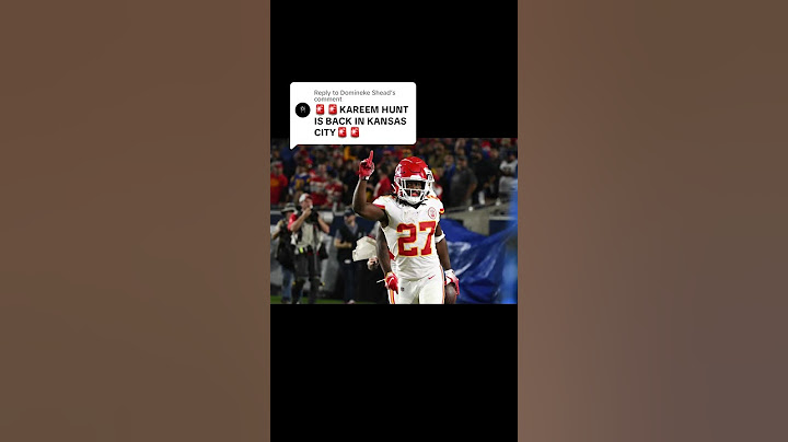 Kansas City Chiefs have re-signed running back Kareem Hunt