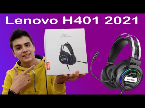 آنباکسینگ، تست و بررسی هدست گیمینگ Lenovo h401 2021😍🤩😍Unboxing gaming headset Lenovo h401 2021