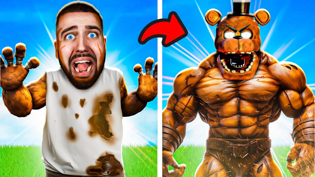 Passer d'HUMAIN à FREDDY Five Nights at Freddy's ! TRANSFORMATION ! 🐻