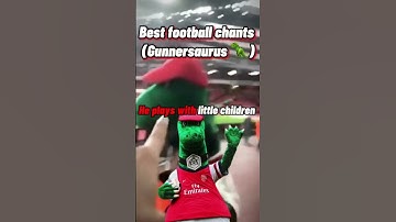 Thumbnail of Arsenal Gunnersaurus #football #footballchants #arsenal #englishfootballer