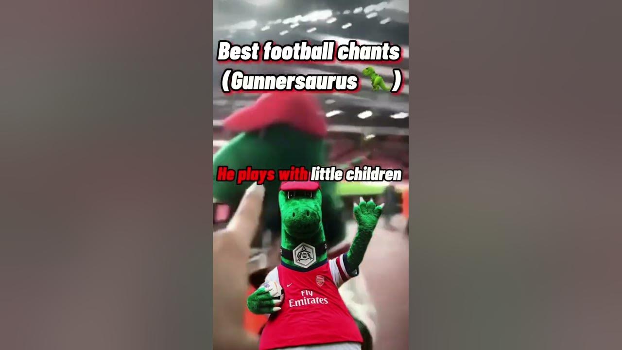 Arsenal Gunnersaurus #football #footballchants #arsenal #englishfootballer