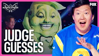 Judges Guess for the Pickle | Season 10 | The Masked Singer