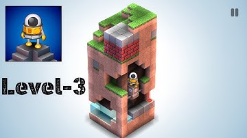 Mekorama walkthrough | Level 3 Solution | Level Name -Chunk Error