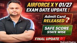 Airforce Exam Date Update 01 2027 Airforce 01 2027 Total Form Expected Cut Off State Wise Rudnesh